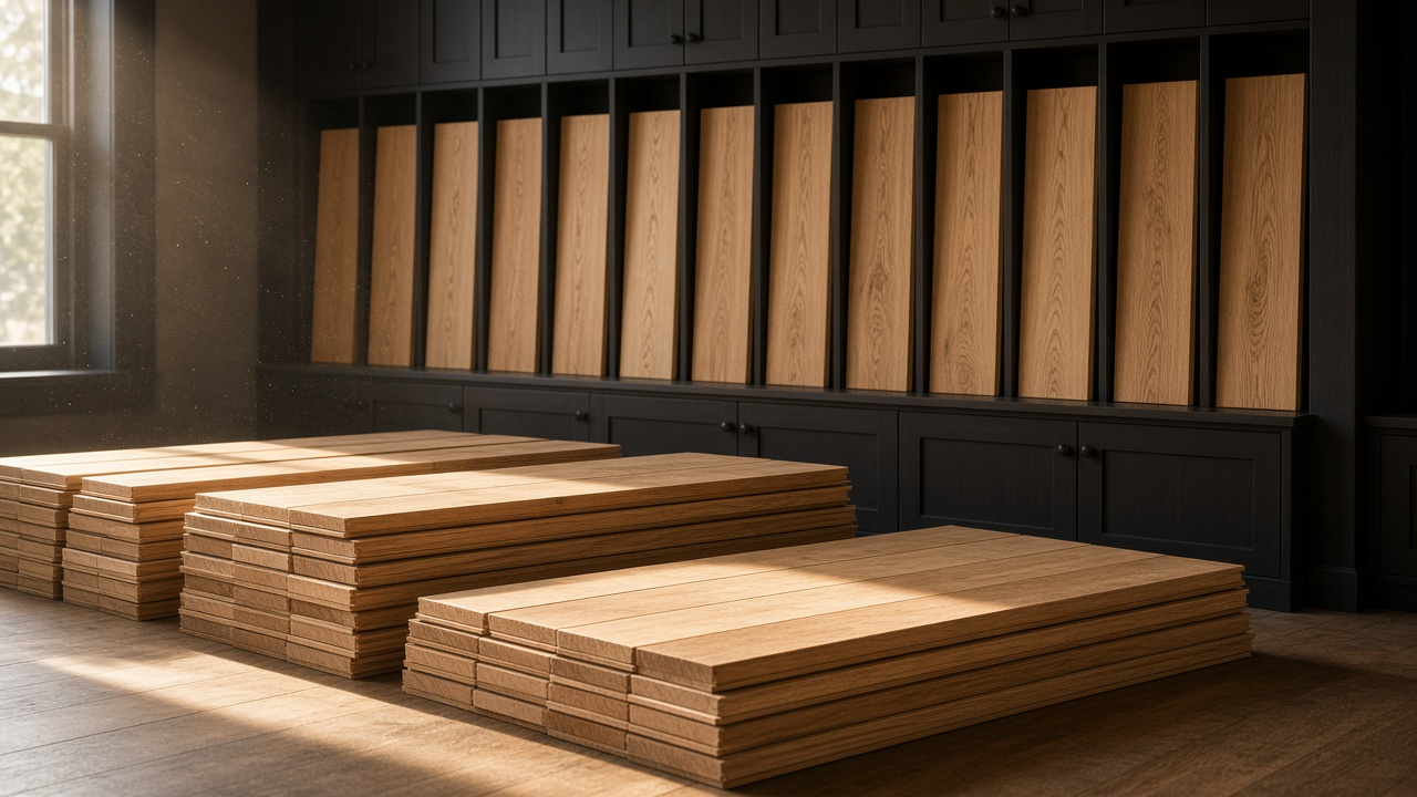 Sunlit playroom shelves and wooden toys at Cobblestone Corner